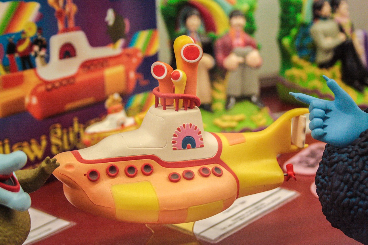 Geltonas Povandeninis Laivas, Bitlai, Žaislas, Nemokamos Nuotraukos,  Nemokama Licenzija