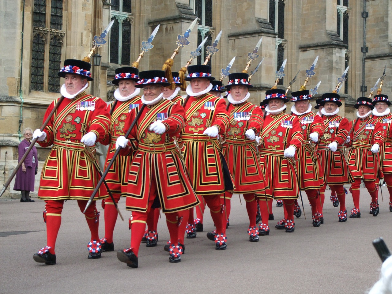 Jejūnas,  Apsauga,  Londonas,  Beefeater,  Anglija,  Britanija,  Ceremonija,  Suknelė,  Globėjai,  Istorinis