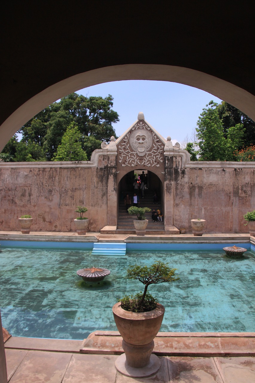 Jogžakarta, Taman Sari, Kraton, Architektūra, Indonezija, Jogjakarta, Taman, Sari, Senas, Pastatas