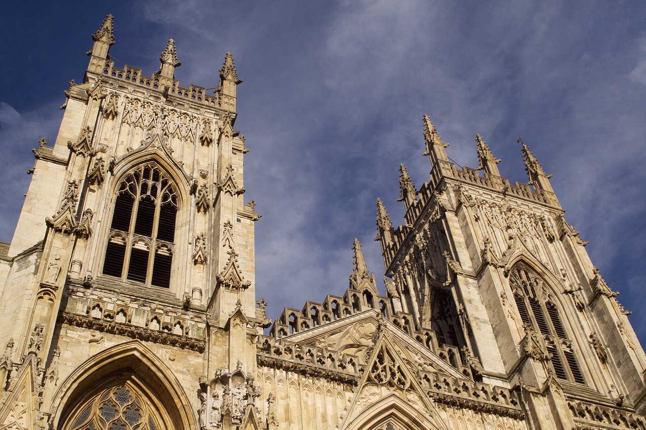 York Minster, Katedra, Bažnyčia, Šv. Petro Katedra, Gotika, Viduramžiai, York, Anglija, Architektūra, Nemokamos Nuotraukos