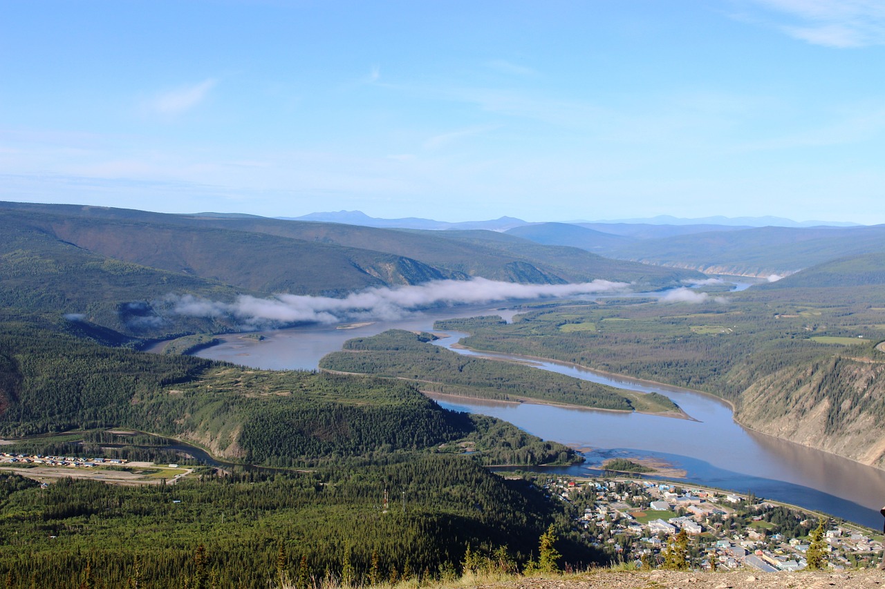 Jukonas, Upė, Dawson City, Kanada, Jukono Teritorijos, Dawson, Nemokamos Nuotraukos,  Nemokama Licenzija