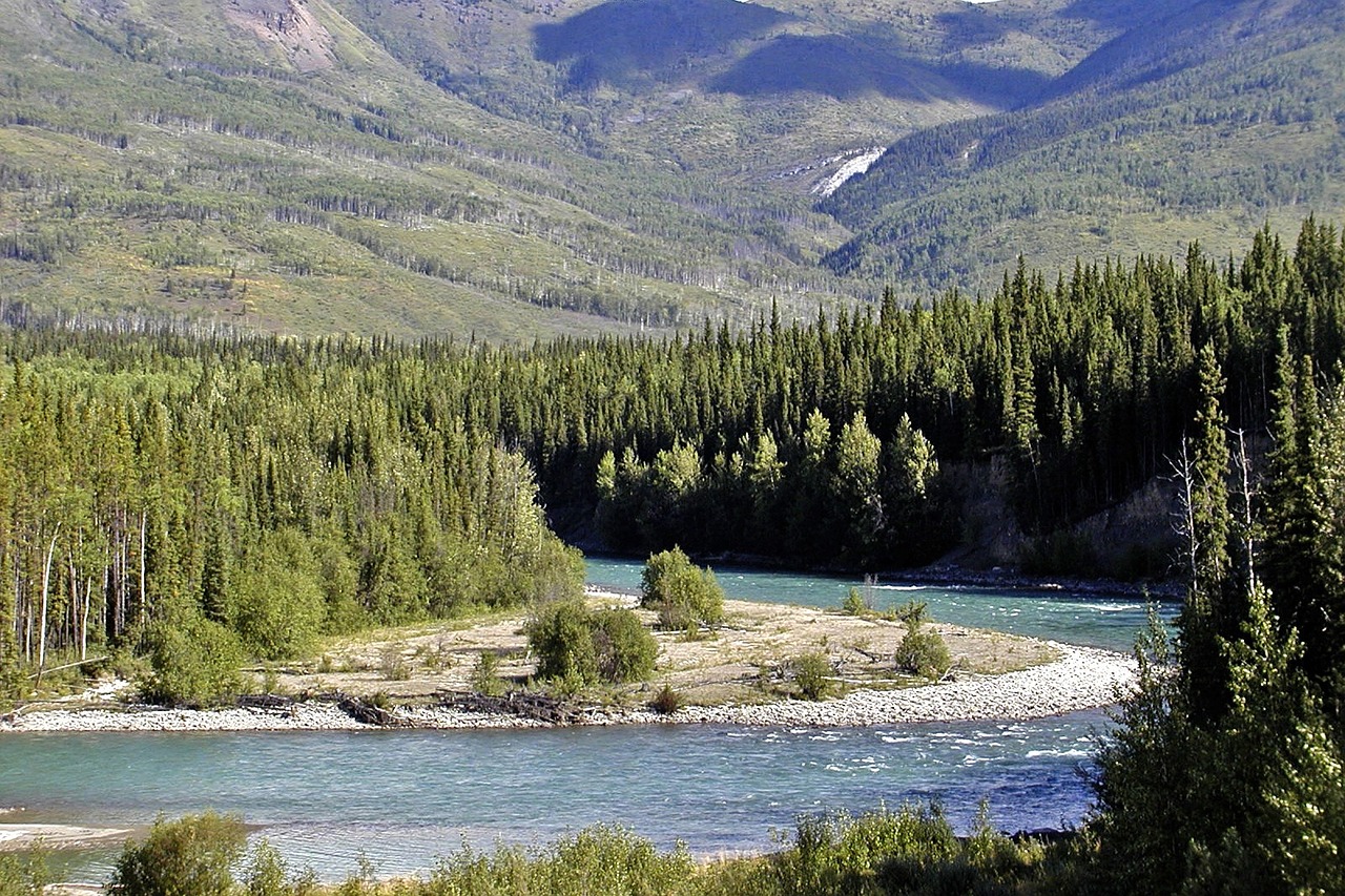 Jukono Teritorija, Kanada, Kraštovaizdis, Upė, Gamta, Kalnai, Nemokamos Nuotraukos,  Nemokama Licenzija