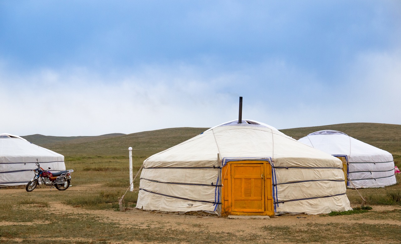 Yurt, Mongolija, Stepė, Кочевники, Kelionė, Tradicinė Kultūra, Mongolų Kalba, Tradicija, Namas, Palapinė