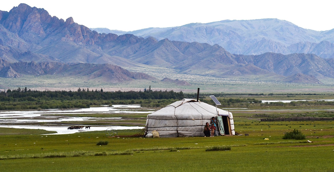 Yurt, Mongolija, Stepė, Altas, Nemokamos Nuotraukos,  Nemokama Licenzija