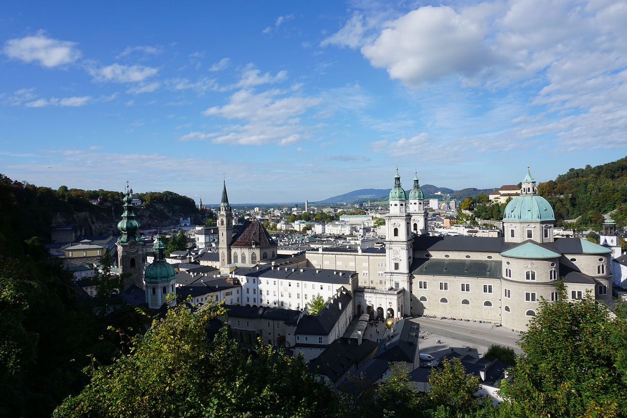 Zaltsbukg, Pilis, Kalnas, Miestas, Vaizdas, Panorama, Nemokamos Nuotraukos,  Nemokama Licenzija