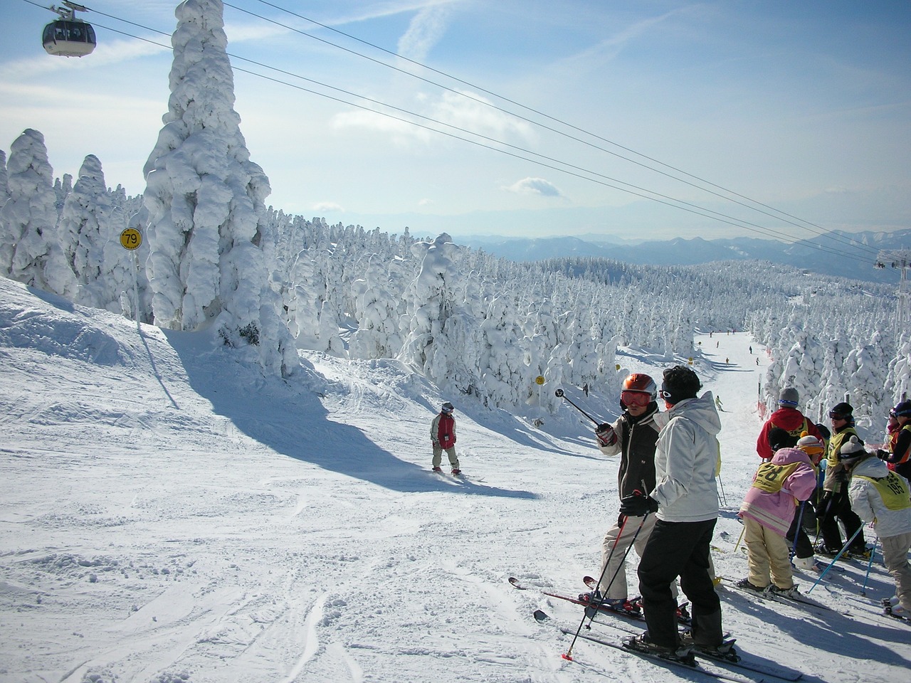 Zao Onsen, Zao Slidinėjimo Kurortas, Japonija, Nemokamos Nuotraukos,  Nemokama Licenzija