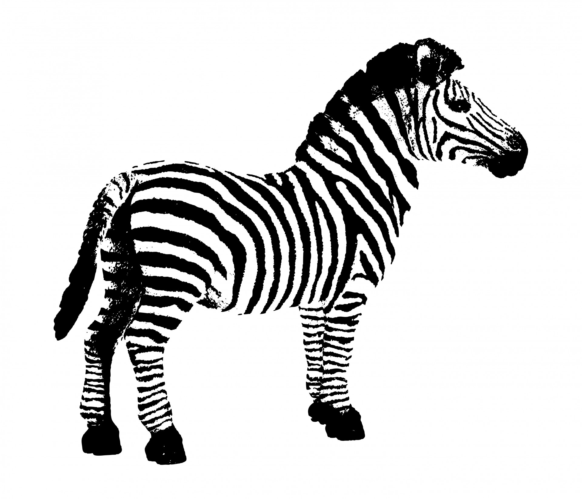Zebra,  Gyvūnas,  Juoda,  Balta,  Juostelės,  Iliustracijos,  Scrapbooking,  Menas,  Iliustracija,  Mielas