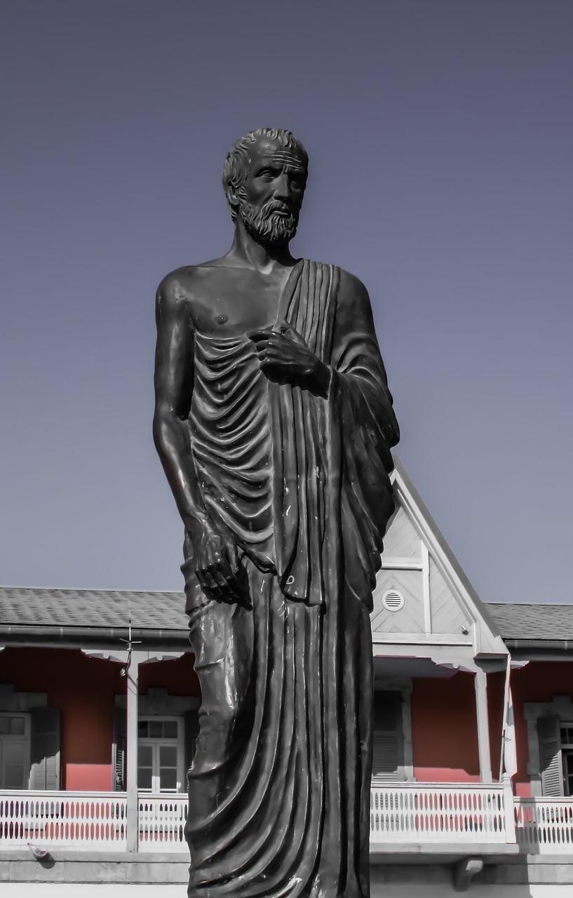 Zeno Of Citium, Filosofas, Mąstytojas, Senovės, Hellenistic, Filosofija, Statula, Skulptūra, Klasikinis, Paminklas