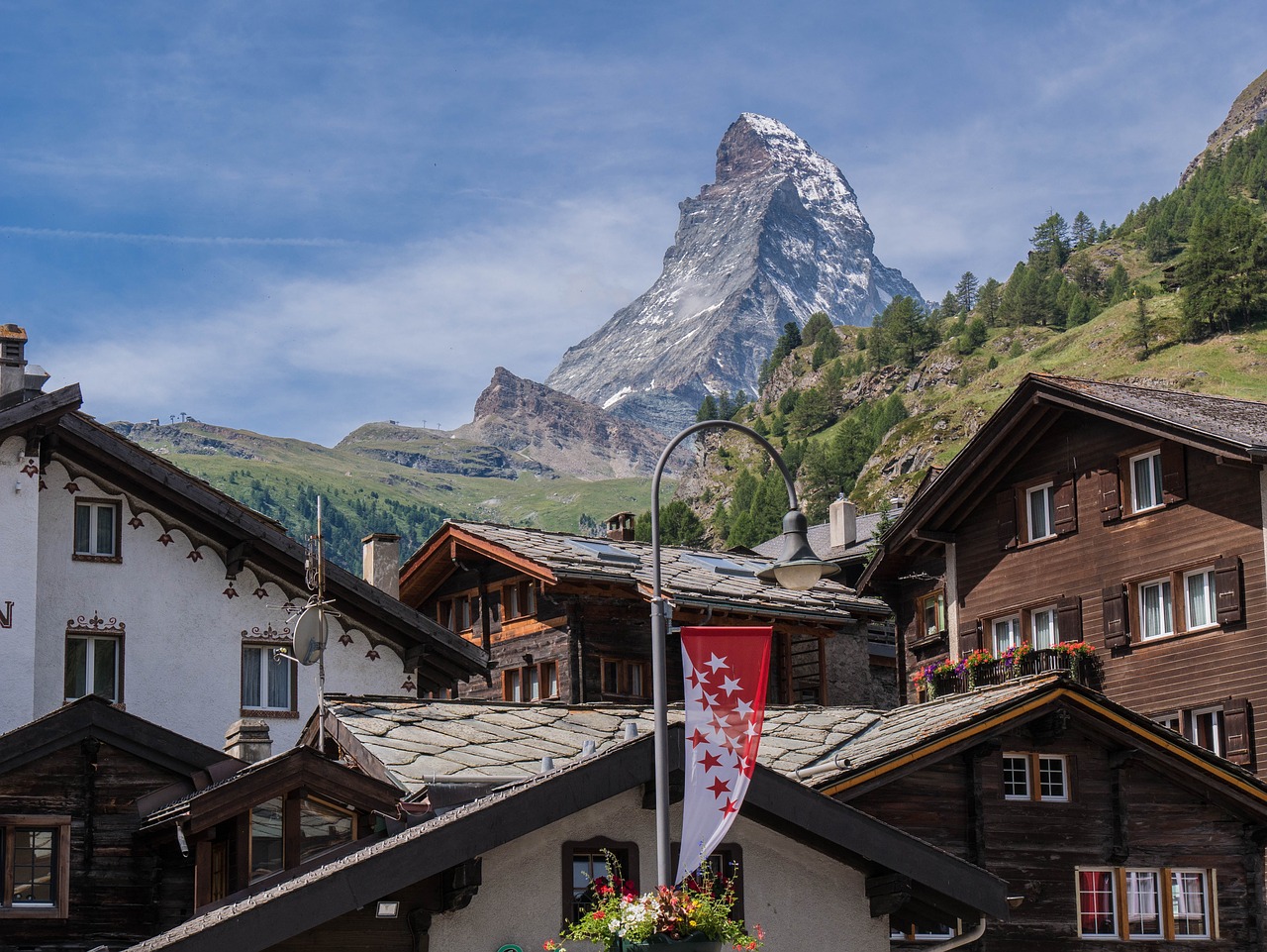 Zermatt,  Šveicarija,  Namai,  Be Honoraro Mokesčio, Nemokamos Nuotraukos,  Nemokama Licenzija
