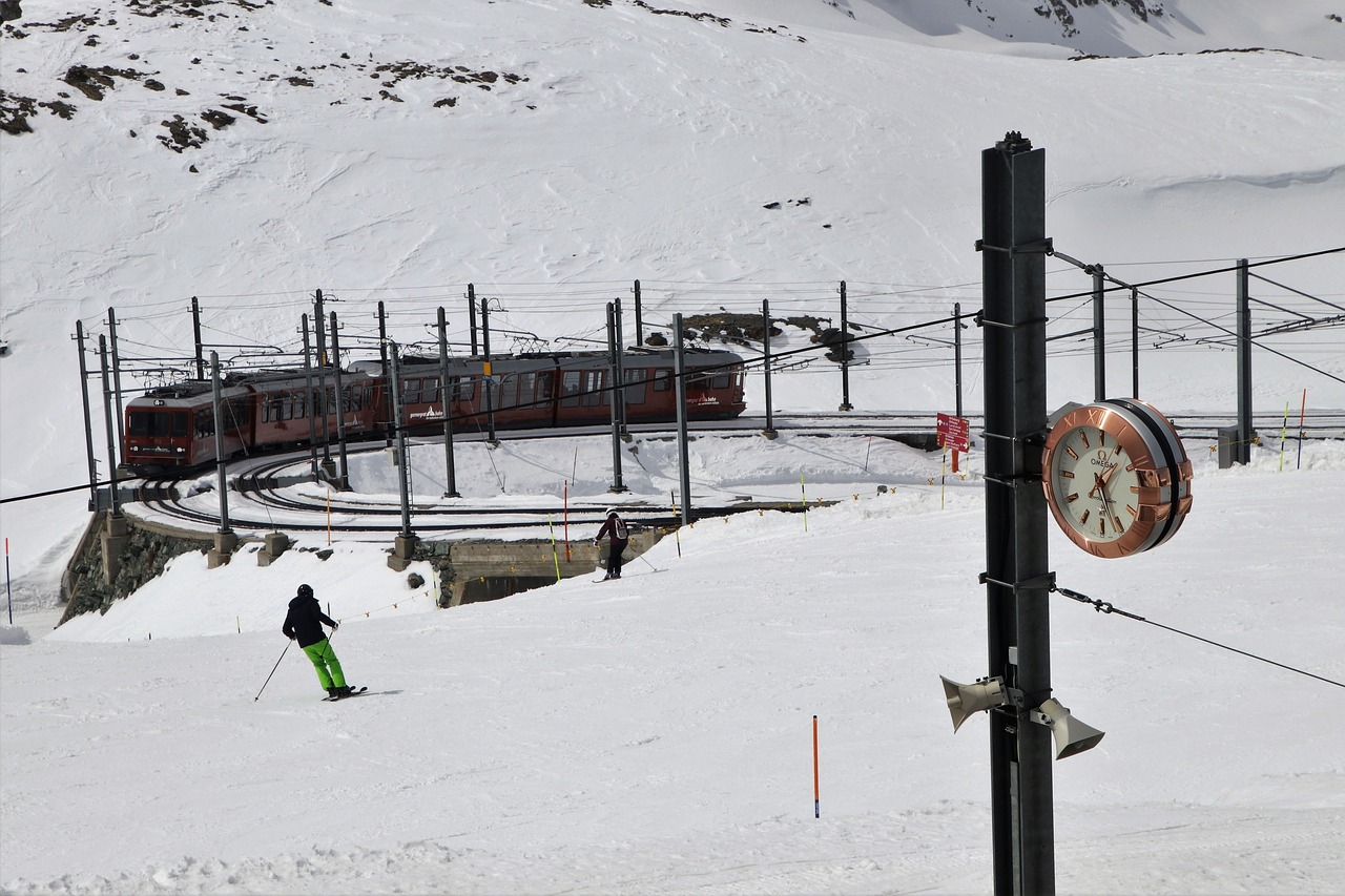 Zermatt,  Slidinėti,  Sniegas,  Žiemos,  Šalto,  Transportas,  Kelionė,  Kalnų,  Pobūdį,  Nuo Užšalimo