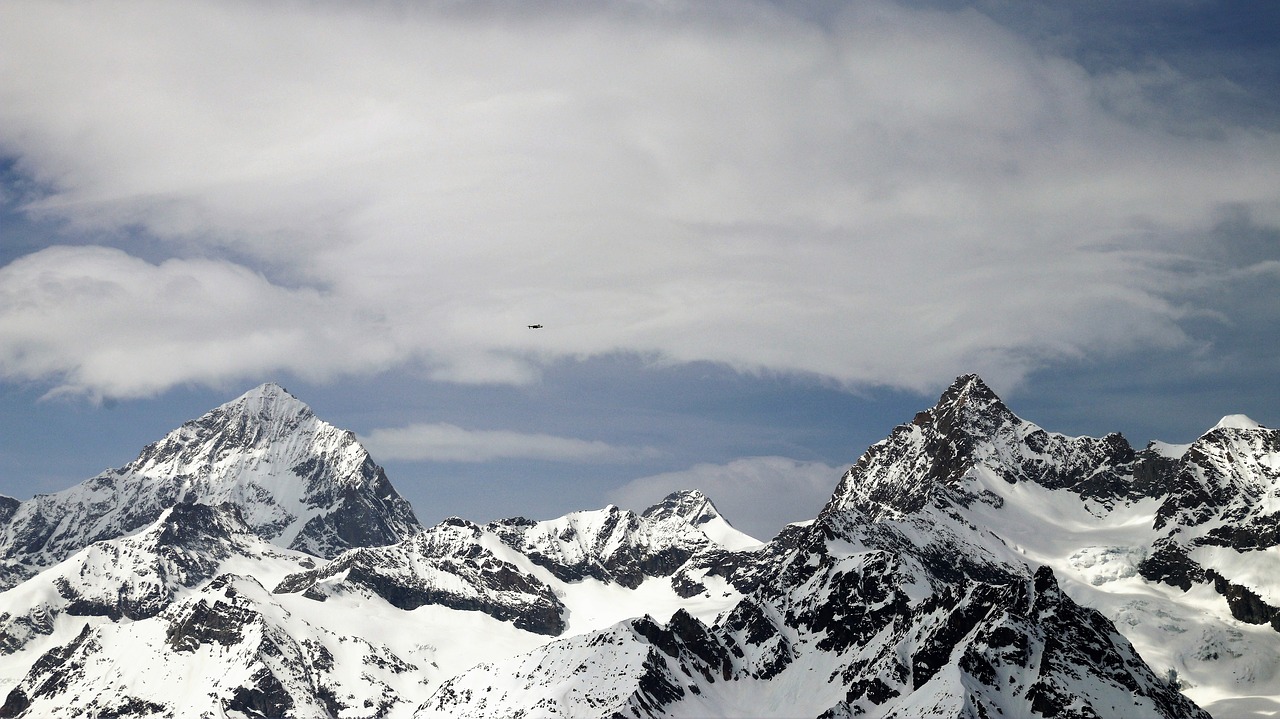 Zermatt,  Alpės,  Šveicarija,  Viršūnes,  Didelis,  Sniegas,  Kalnų,  Žiemos,  Ledas,  Panoraminis