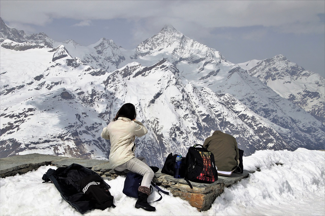 Zermatt,  Alpės,  Sniegas,  Kalnų,  Žiemos,  Šalto,  Viršūnes,  Biel,  Ji,  Nuotykių