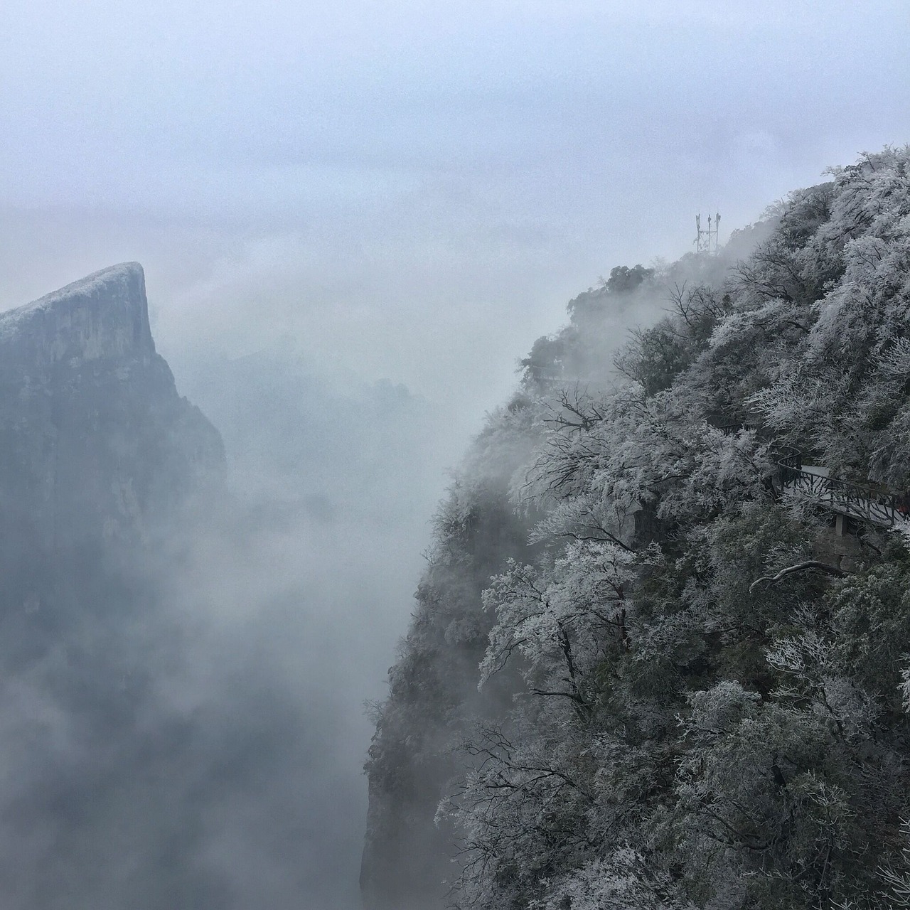 Zhangjiajie, Žiema, Sniegas Ir Ledas, Nemokamos Nuotraukos,  Nemokama Licenzija
