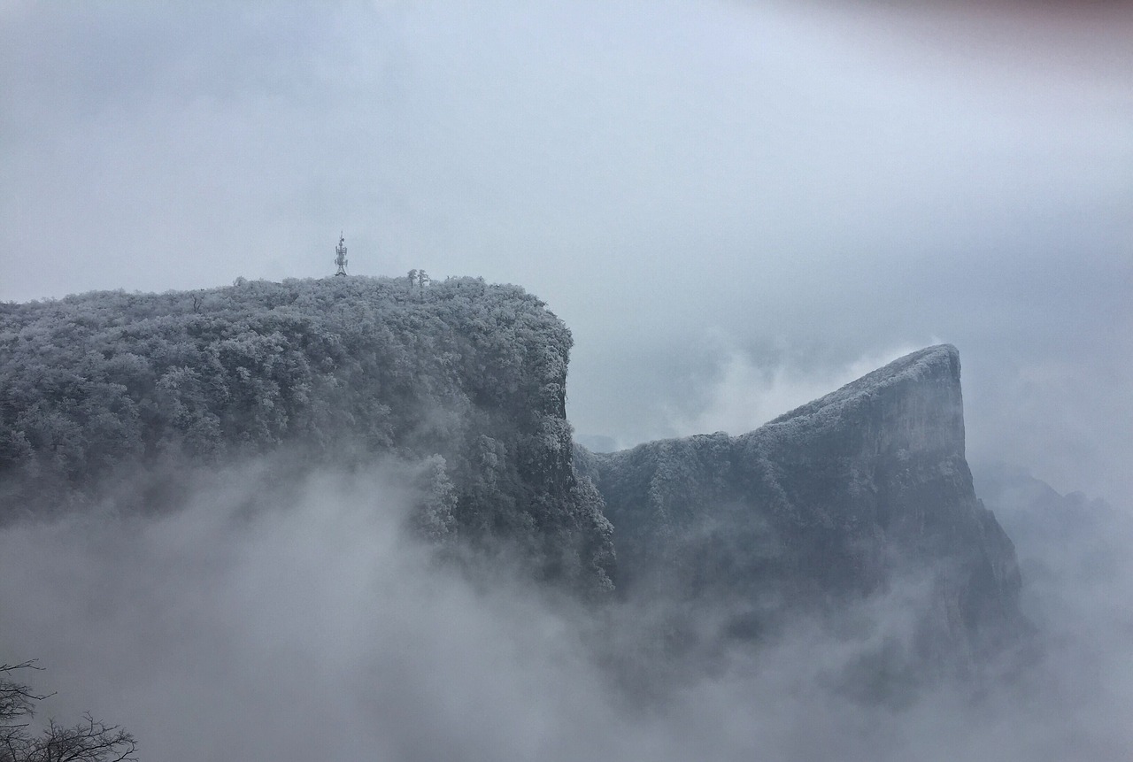 Zhangjiajie, Žiema, Sniegas, Nemokamos Nuotraukos,  Nemokama Licenzija