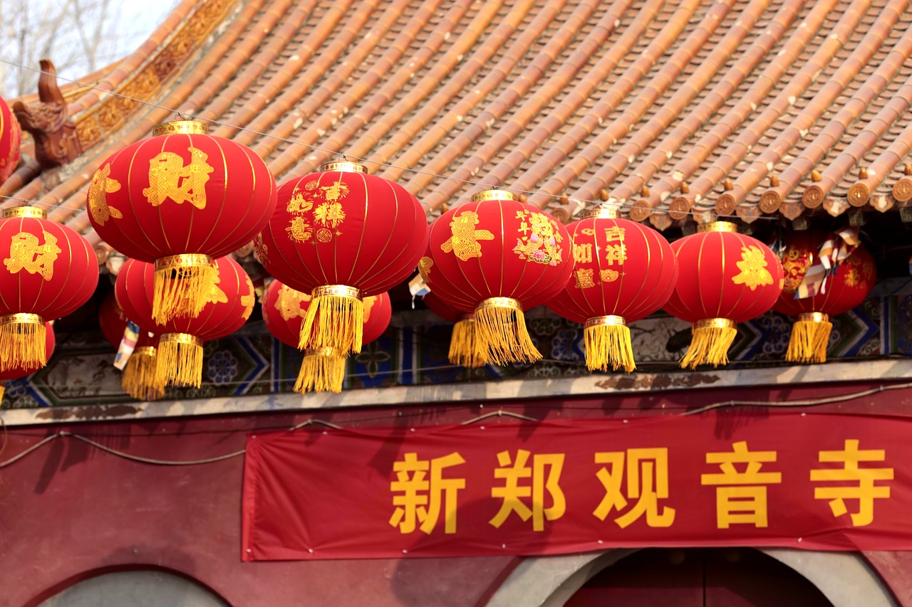 Zheng Guanyin Šventykla, Kinų Naujieji Metai, Žibintas, Naujieji Metai, Nemokamos Nuotraukos,  Nemokama Licenzija