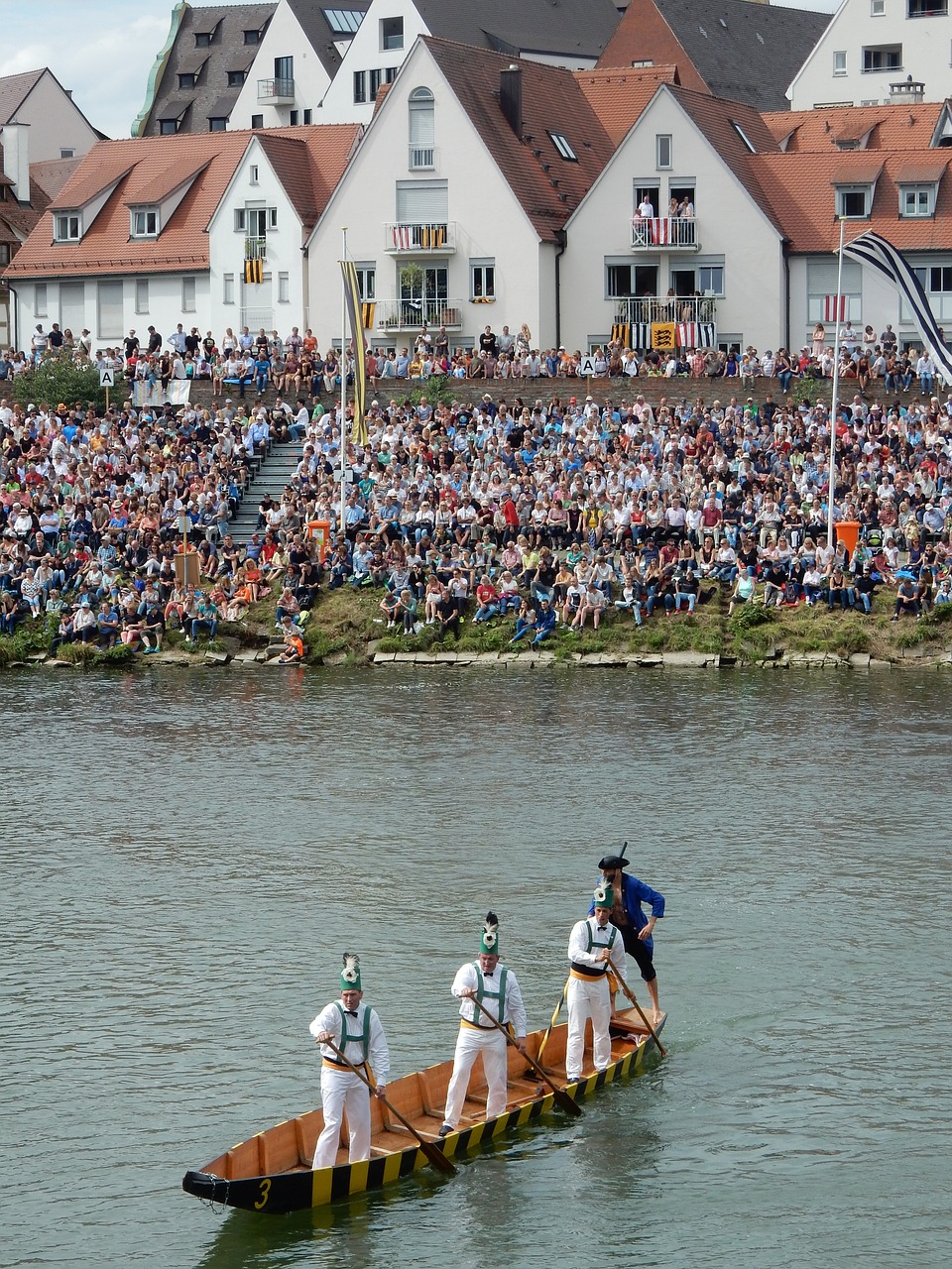 Zill, Ulm, Danube, Miesto Festivalis, Fischerstechen, Kaltinamasis Savaitė, Ulmer Schachtel, Laivo Gildija, Žvejybos Gildija, Boot