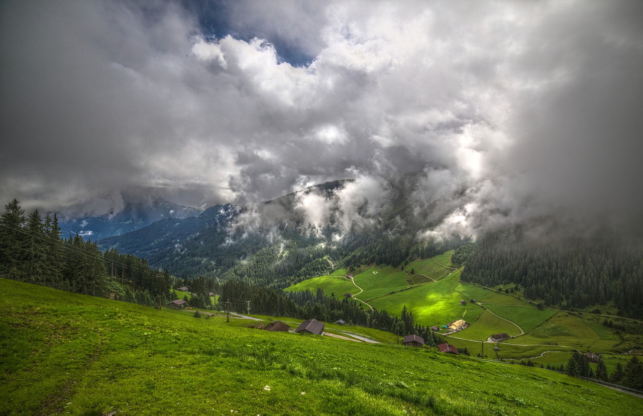 Zillertal, Alm, Alpių, Kalnai, Austria, Zillertaler Alpen, Tyrol, Vaizdingas, Nuotaika, Kalnų Peizažas
