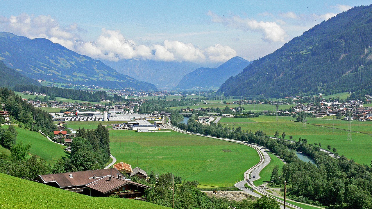 Zillertal, Tyrol, Kaltenbach, Šiaurės Vaizdas, Gamta, Kraštovaizdis, Kalnai, Alpių, Austria, Vaizdas