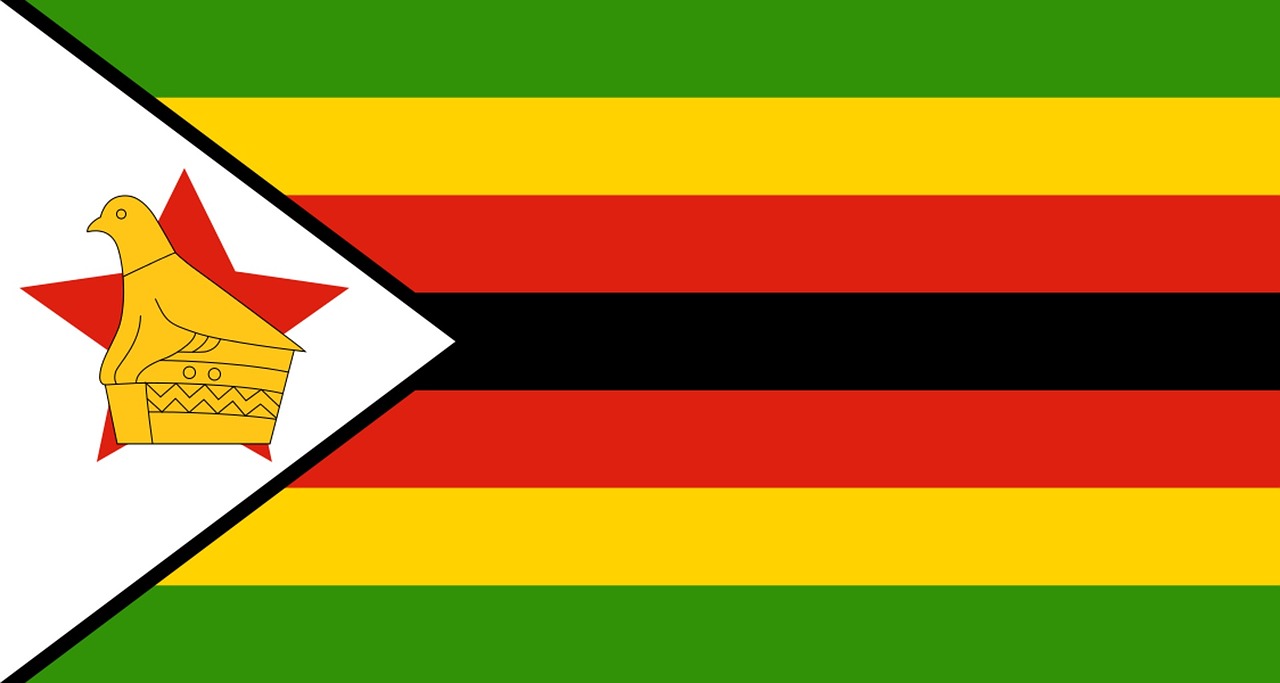 Zimbabvė, Afrika, Afrikietiška Vėliava, Šalis, Nacionalinis, Simbolis, Tauta, Ženklas, Pasaulis, Kelionė