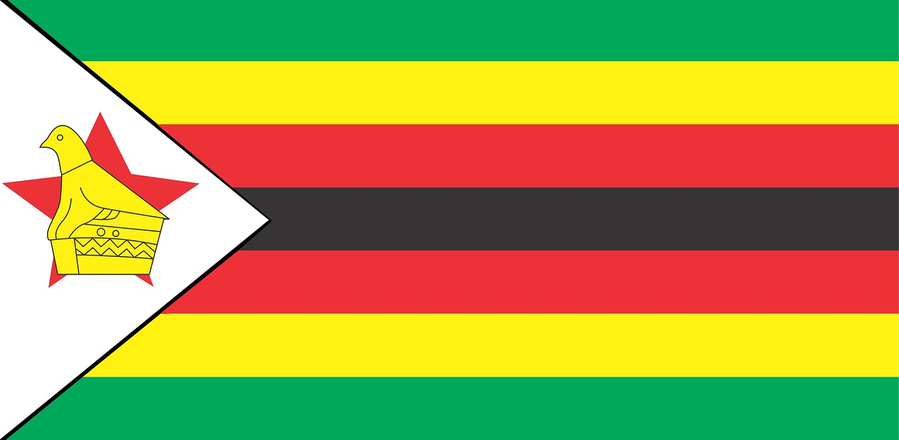 Zimbabvė, Vėliava, Šalis, Afrika, Nemokamos Nuotraukos,  Nemokama Licenzija