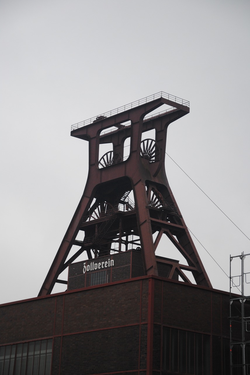 Zollverein, Galvos Rėmas, Ruhr Area, Anglies, Sąskaitą, Senas, Valgyti, Mine, Zeche Zollverein, Industrija