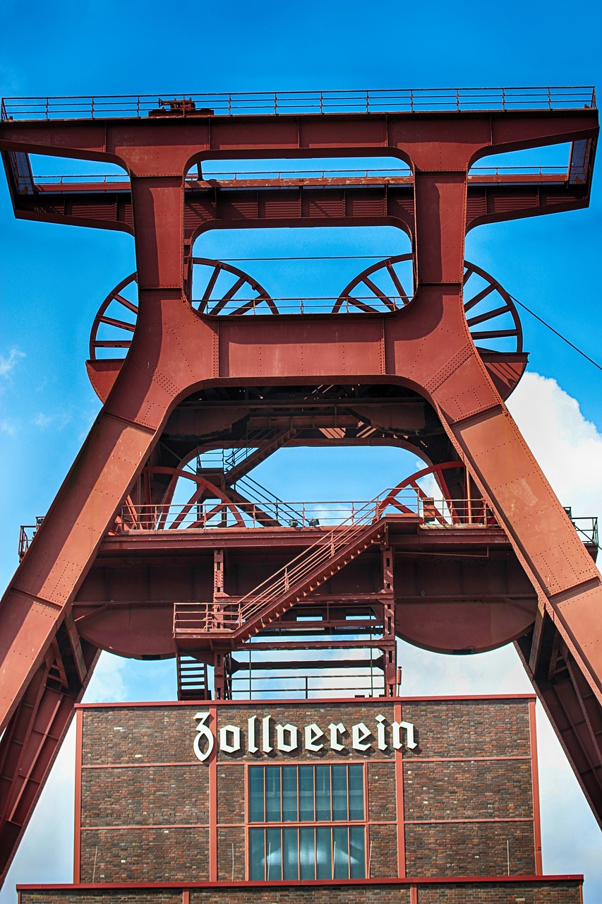 Zollverein, Sąskaitą, Pramoninis, Valgyti, Zeche Zollverein, Ruhr Museum, Mine, Pasaulinis Paveldas, Galvos Rėmas, Sunkioji Industrija