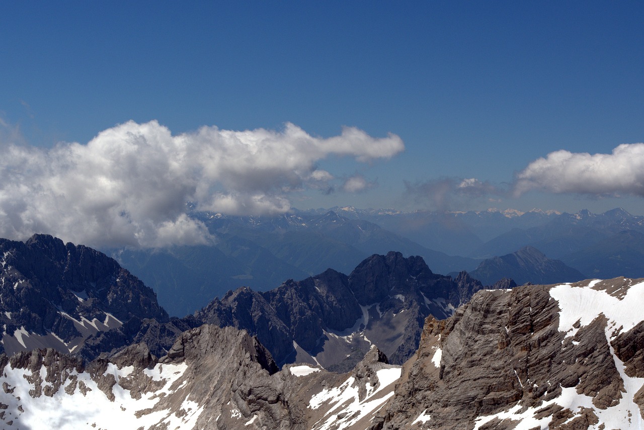 Zugspitze, Ledynas, Garmisch, Lauke, Sniegas, Tylus, Vaizdas, Šventė, Kalnų Praėjimas, Atsipalaidavimas