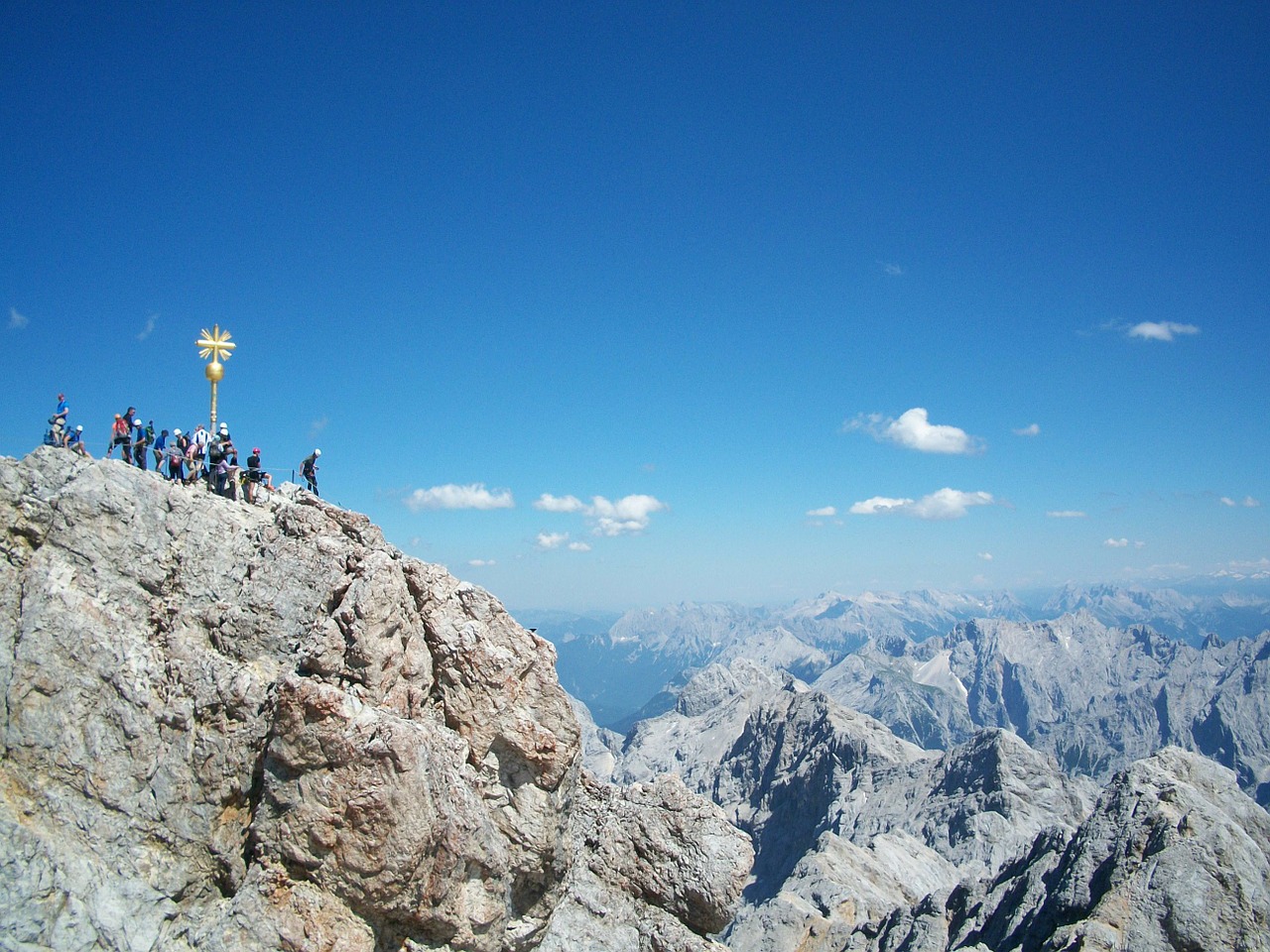 Zugspitze, Aukščiausiojo Lygio Susitikimas, Panorama, Perspektyva, Rokas, Puiku, Kalnai, Alpių, Viršutinė Bavarija, Tolimas Vaizdas