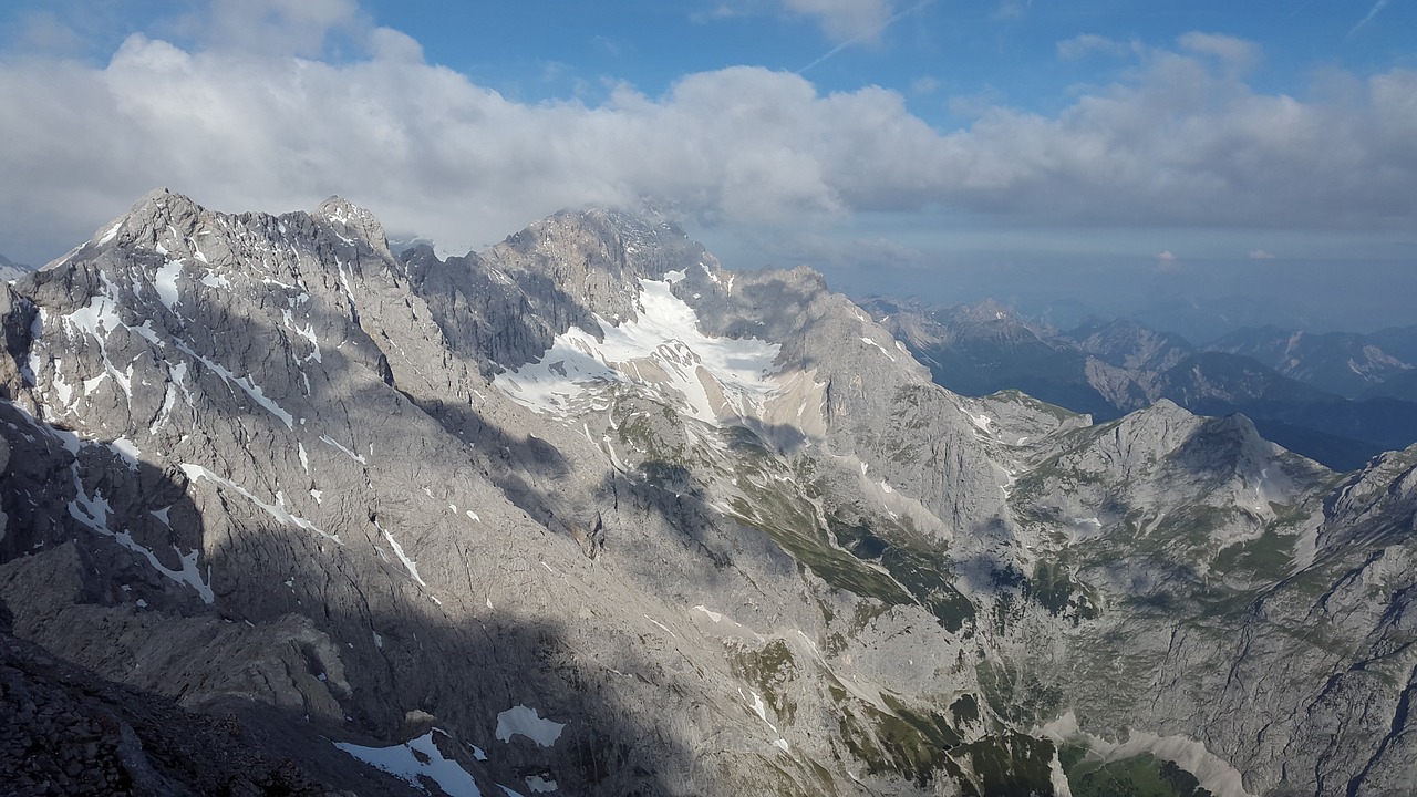 Zugspitze,  Arete,  Zugspitzo Masyvas,  Kalnai,  Alpine,  Oras Akmuo,  Kalnų,  Orų Akmens Masyvas,  Garmisch,  Ostallgäu