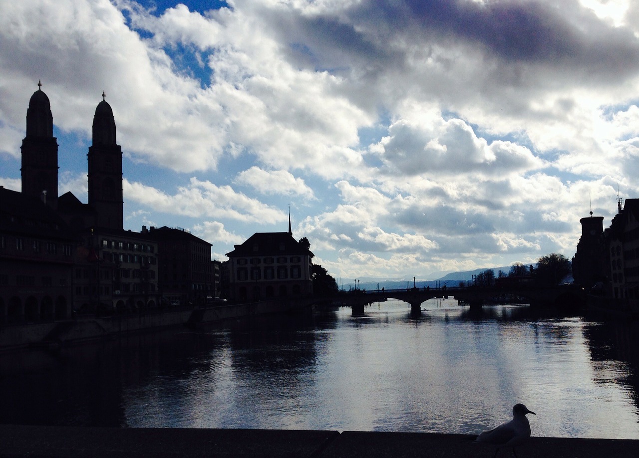 Zurich, Šveicarija, Upė, Nemokamos Nuotraukos,  Nemokama Licenzija