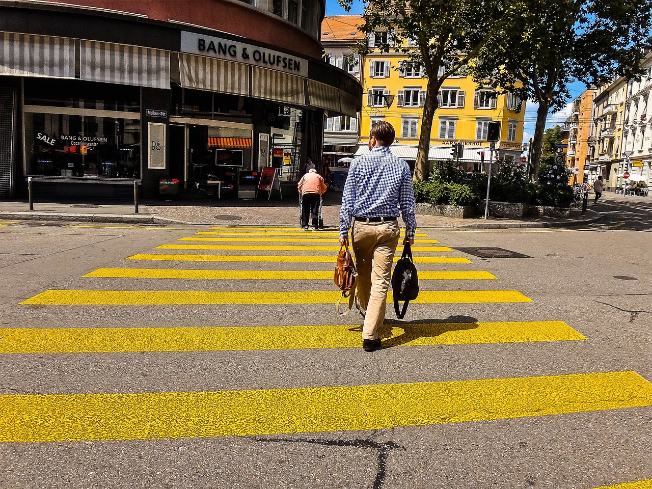Zurich, Pėsčiųjų, Amžius, Demografija, Senas, Parama, Vyras, Nemokamos Nuotraukos,  Nemokama Licenzija