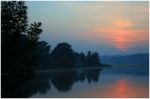 Saulėlydis,  Ežeras,  Oranžinė,  Gamta,  Saulėlydis