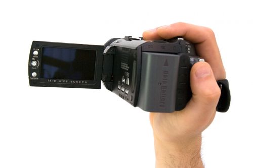 Fotoaparatas,  Video,  Vaizdo Kamera,  Skaitmeninis,  Aukštas,  Apibrėžimas,  Balta,  Fonas,  Pirštai,  Ranka,  Juoda,  Vaizdo Kamera