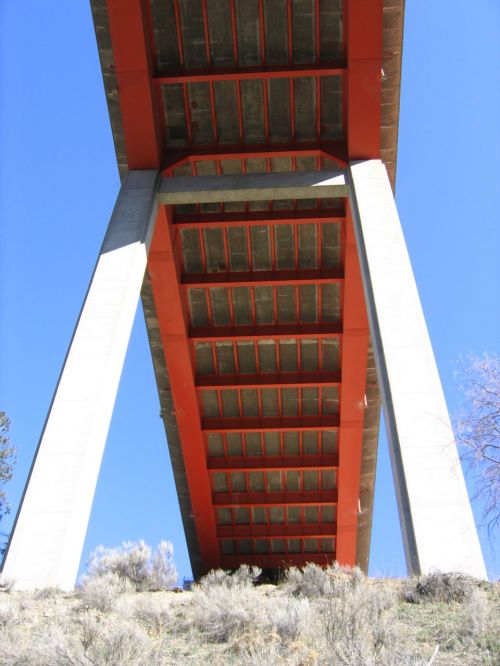 Tiltas,  Oranžinė,  Paklotai,  Peterson Cr Bridge