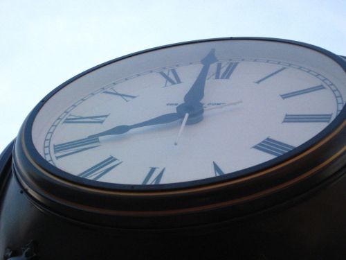 Laikas,  Laikrodis,  Romėnų,  Numeriai,  Didelis Veidas Miesto Laikrodis