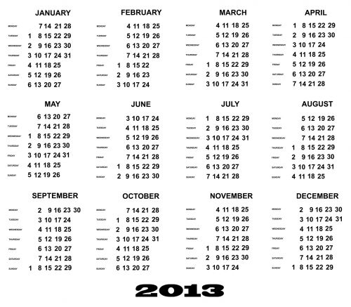 2013 & Nbsp,  Kalendorius,  2013,  Kalendorius,  Šablonas,  Metai,  Datas,  Dienoraštis,  Planuotojas,  Mėnesių,  2013 Kalendoriaus Šablonas