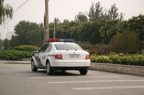 Policija,  Automobiliai,  Kinija,  Kinijos Policijos Automobilis