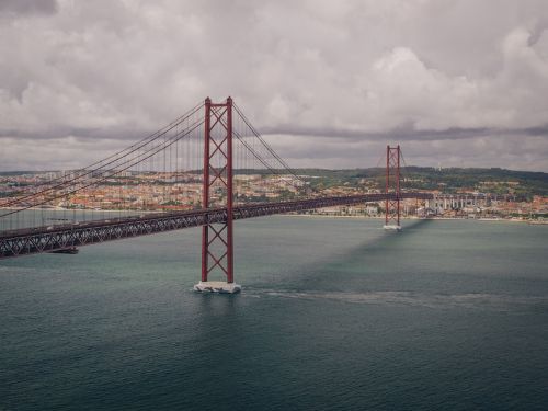 Balandžio 25 D. Tiltas, Tiltas, Lisbonas, Raudonasis Tiltas, Kabantis Tiltas, Portugal