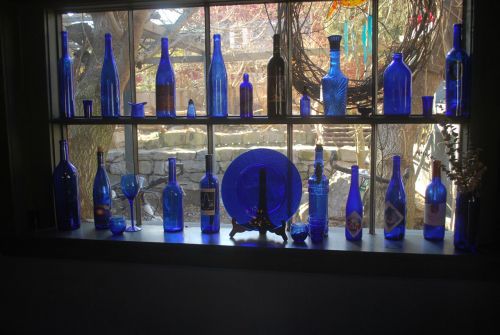 Mėlynas,  Stiklas,  Butelis,  Plokštė,  Buteliai,  Objektai,  Mėlynas Stiklas