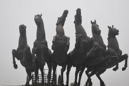 Arkliai,  Statula,  Emporer,  6 Arkliai