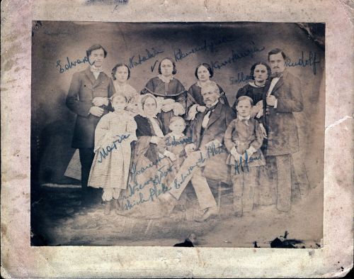 Senas,  Šeima,  Portretas,  19-Asis Amžius,  Plokštė,  Rinkimas,  Plokščių Šeima - 1870-Tieji Metai