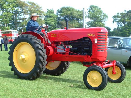 Traktorius,  Transporto Priemonė,  Ūkininkavimas,  Raudona,  Vintage,  Klasikinis,  Massey Harris Traktorius