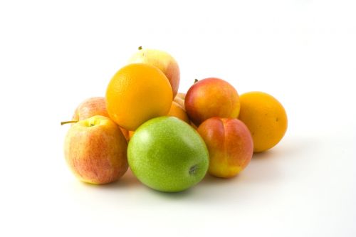 Obuoliai,  Apelsinai,  Persikai,  Krūva,  Skanus,  Šviežias,  Vaisiai,  Įvairūs Vaisiai