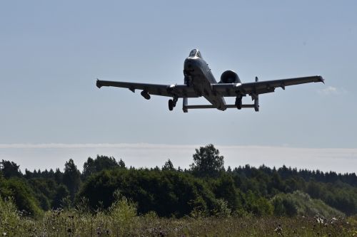 A-10C Truputį Ii, Orlaivis, Aviacija, Warthog, Nusileidimas, Greitkelis, Estonia