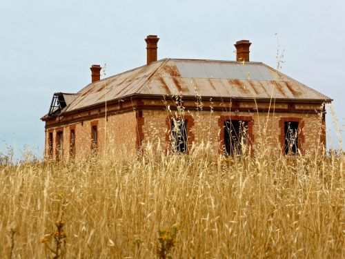 Paliktas, Namas, Ištemptas, Kaimiškas, Deserti, Sodyba, Pastatas, Senas, Eksterjeras, Amžius