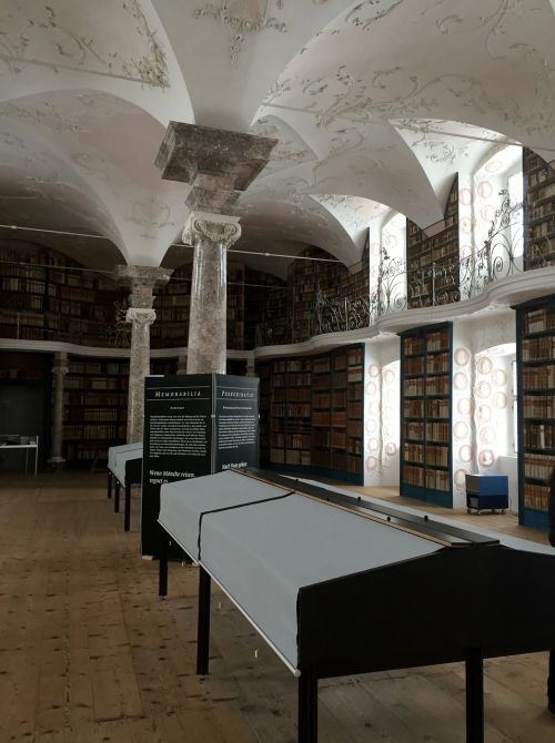 Abatija, Vienuolynas, Biblioteka, Einsiedeln, Canton Of Schwyz, Šveicarija