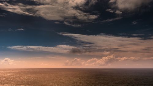 Abendstimmung, Jausmai, Romantiškas, Dangus, Vakarinis Dangus, Gamta, Debesys, Jūra, Saulėlydis, Vanduo, Kranto