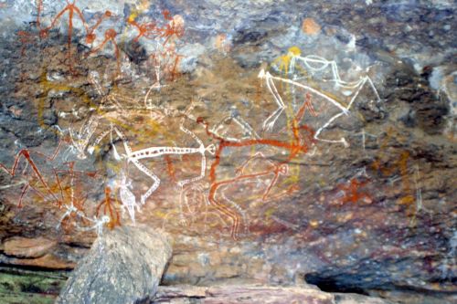 Aborigenai, Dažymas, Roko Tapyba, Australia, Outback