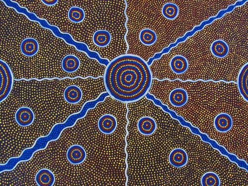 Aborigenų Menas, Aborigenų Tapyba, Vietinis Tapyba, Aborigenai, Australian, Dažymas, Taškai, Modelis, Tekstūra, Fonas