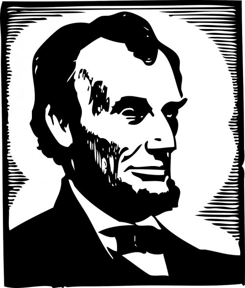 Abraham, Lincoln, Prezidentas, Usa, Amerikietis, United, Valstijos, Amerikietis, Portretas, Nemokama Vektorinė Grafika